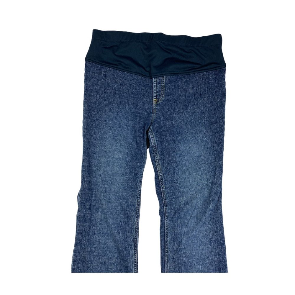 Old Navy Maternity Stretch Long Small Jeans Boot - Picture 3 of 6
